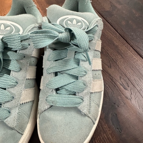 Adidas Pastel Blue Suede Campus Sneakers Size 8.5 - Picture 15 of 15
